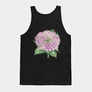 Hydrangea With Leaves Tank Top